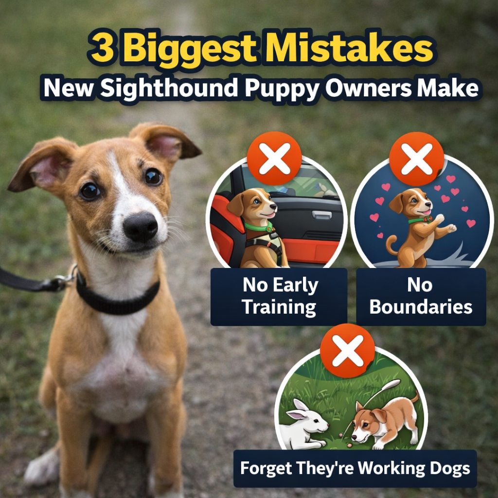 The 3 Biggest Mistakes New Sighthound Puppy Owners Make (And How to Avoid Them)